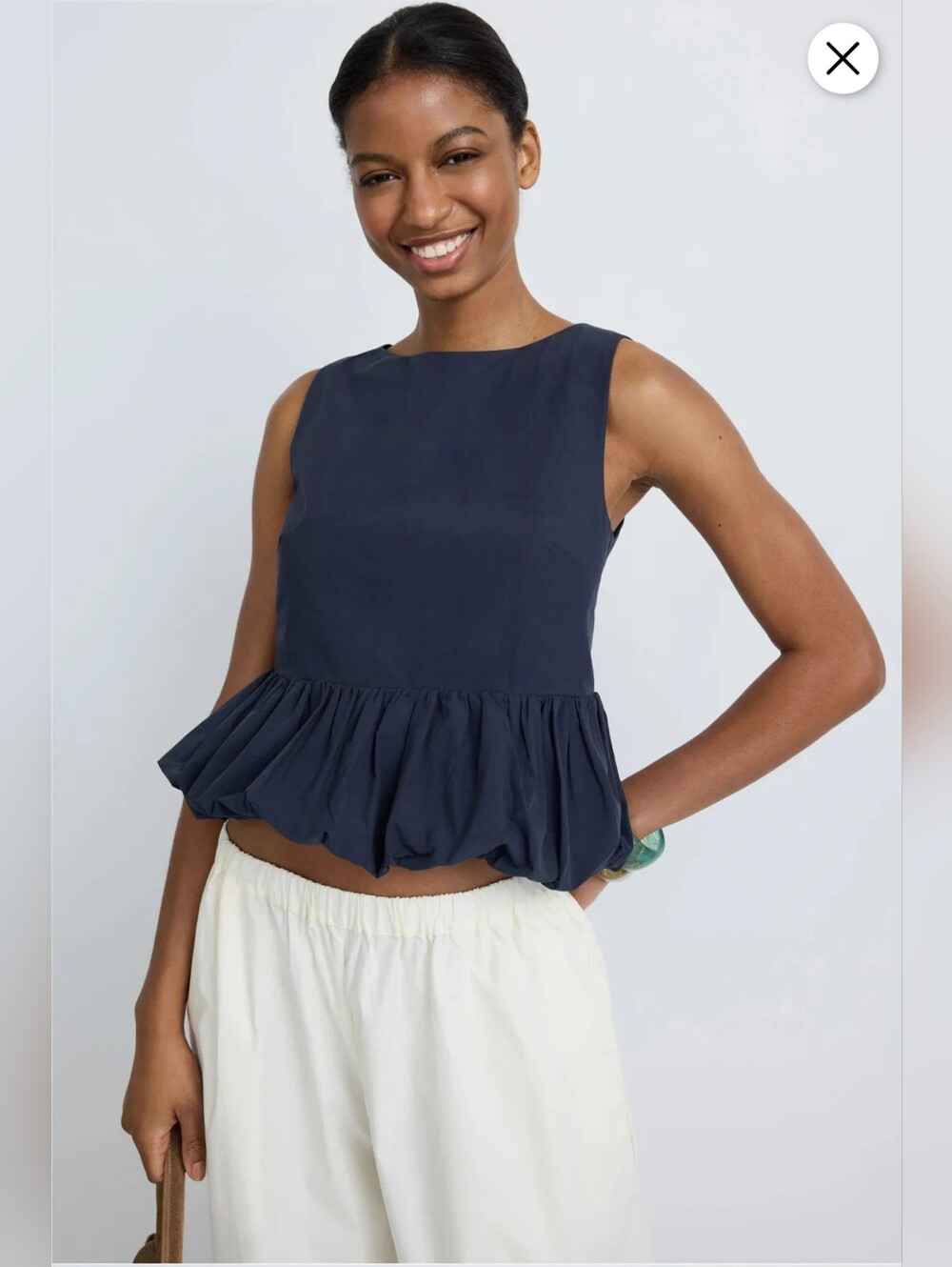Onia Boatneck Backless Bubble Tom Women Size 0